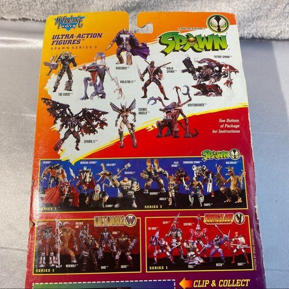 💕Spawn Deluxe Edition Vertebreaker Ultra Action Figure Todd McFarlane Toys 1995 - Picture 9 of 13